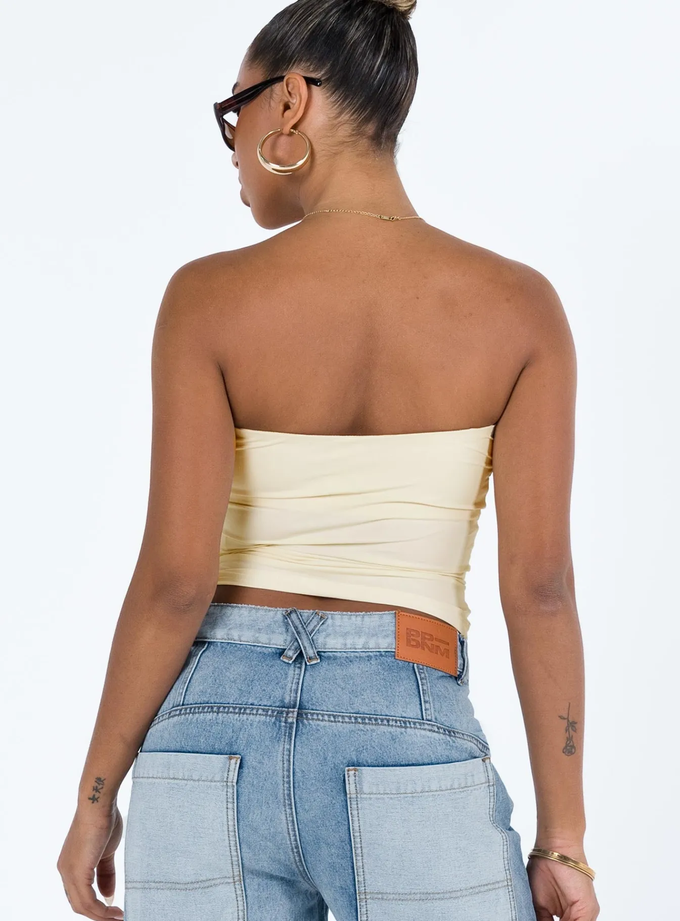 Princess Polly Kantor Tube Top Ivory Cheap
