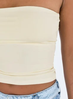 Princess Polly Kantor Tube Top Ivory Cheap