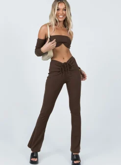 Princess Polly Kara Set Brown Cheap