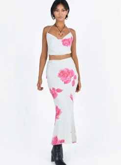 Princess Polly Karalle Set Cream / Pink   Cream/ Pink Fashion
