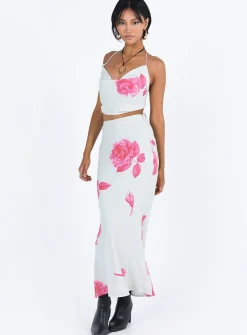 Princess Polly Karalle Set Cream / Pink Cream/ Pink Fashion