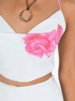 Princess Polly Karalle Set Cream / Pink Cream/ Pink Fashion