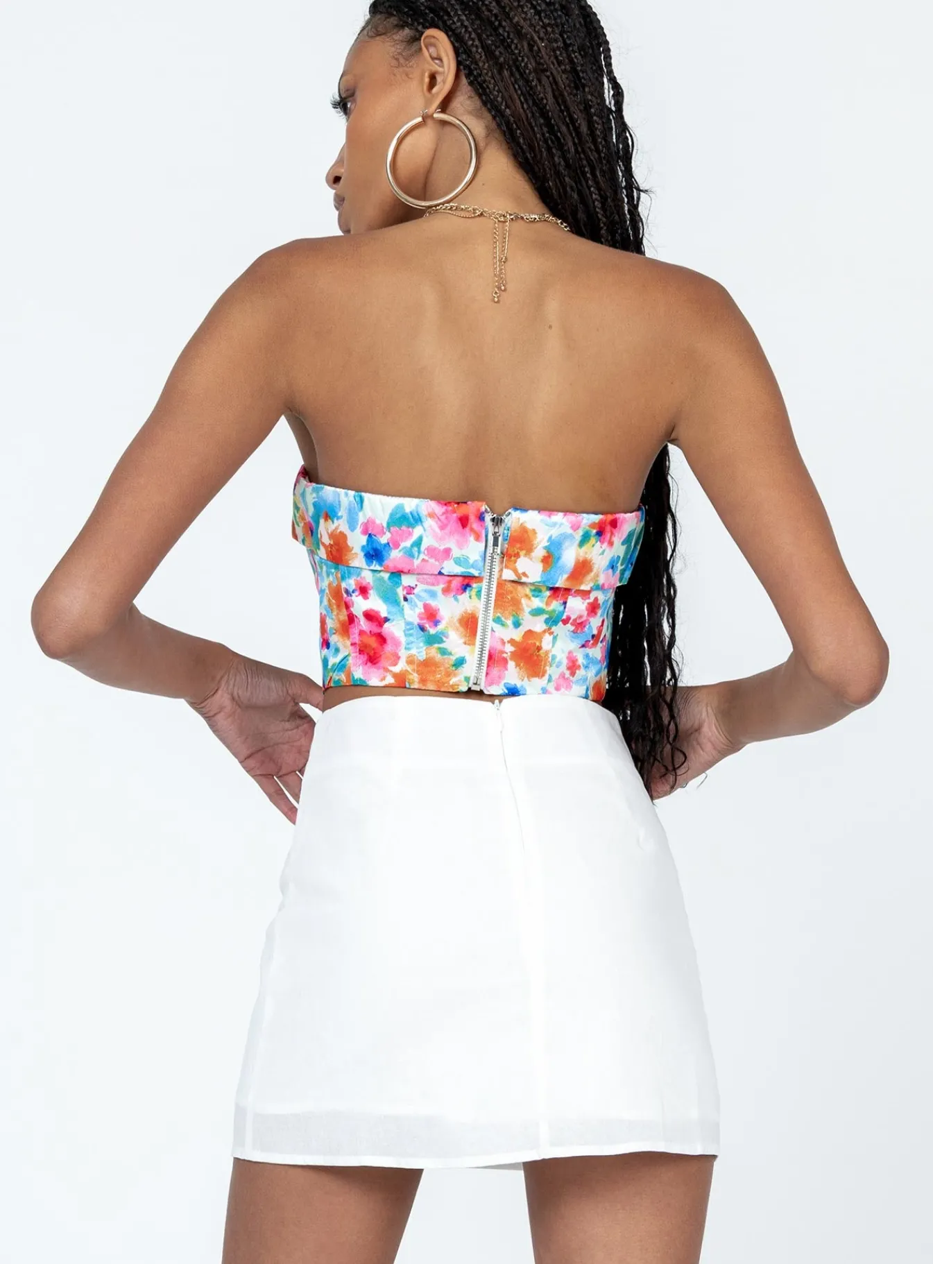 Princess Polly Kariss Mini Skirt White Outlet