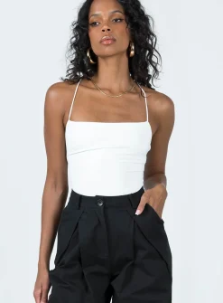 Princess Polly Karlah Bodysuit White New