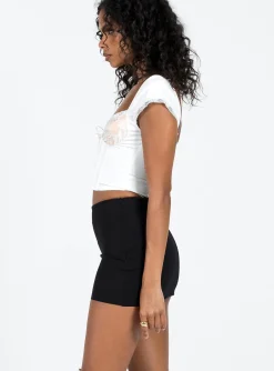 Princess Polly Karley Low Waist Mini Skirt  Black Cheap