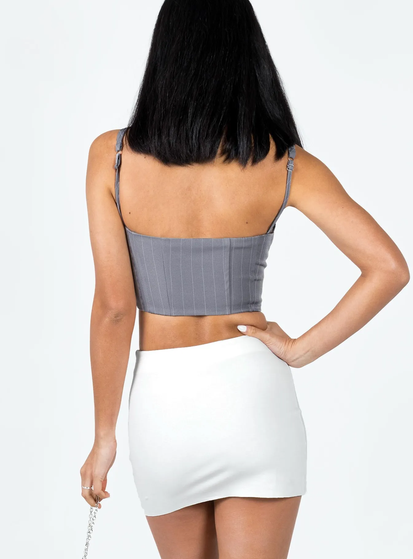 Princess Polly Karley Low Waist Mini Skirt White Best Sale