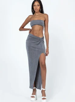 Princess Polly Karley Twist Set Grey Best Sale