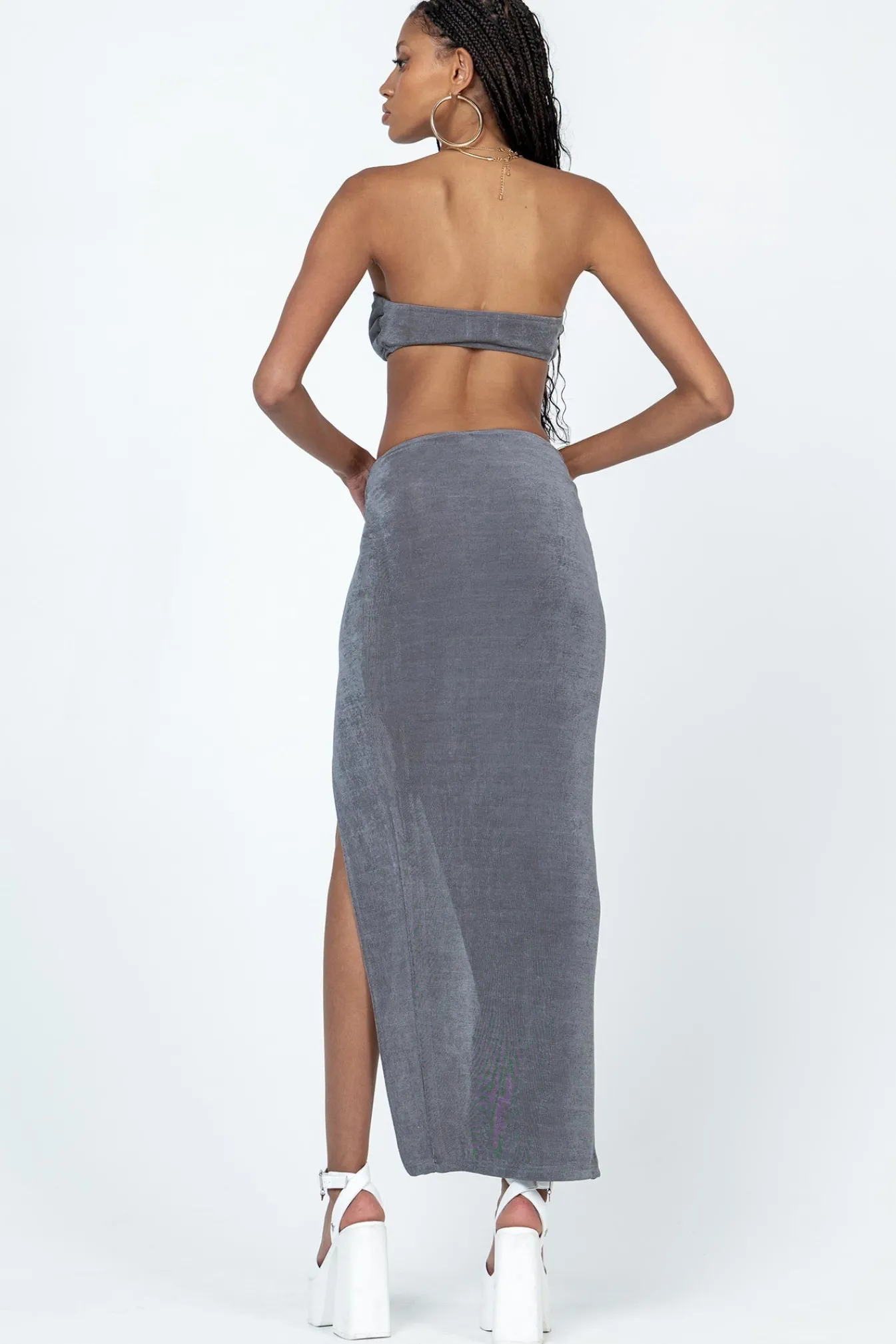 Princess Polly Karley Twist Set Grey Best Sale