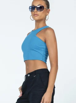 Princess Polly Karli Top Blue New
