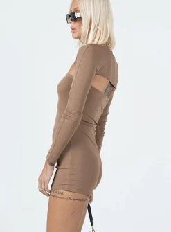 Princess Polly Karlie Romper Beige Outlet