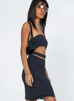 Princess Polly Karlo Mini Dress Black Outlet