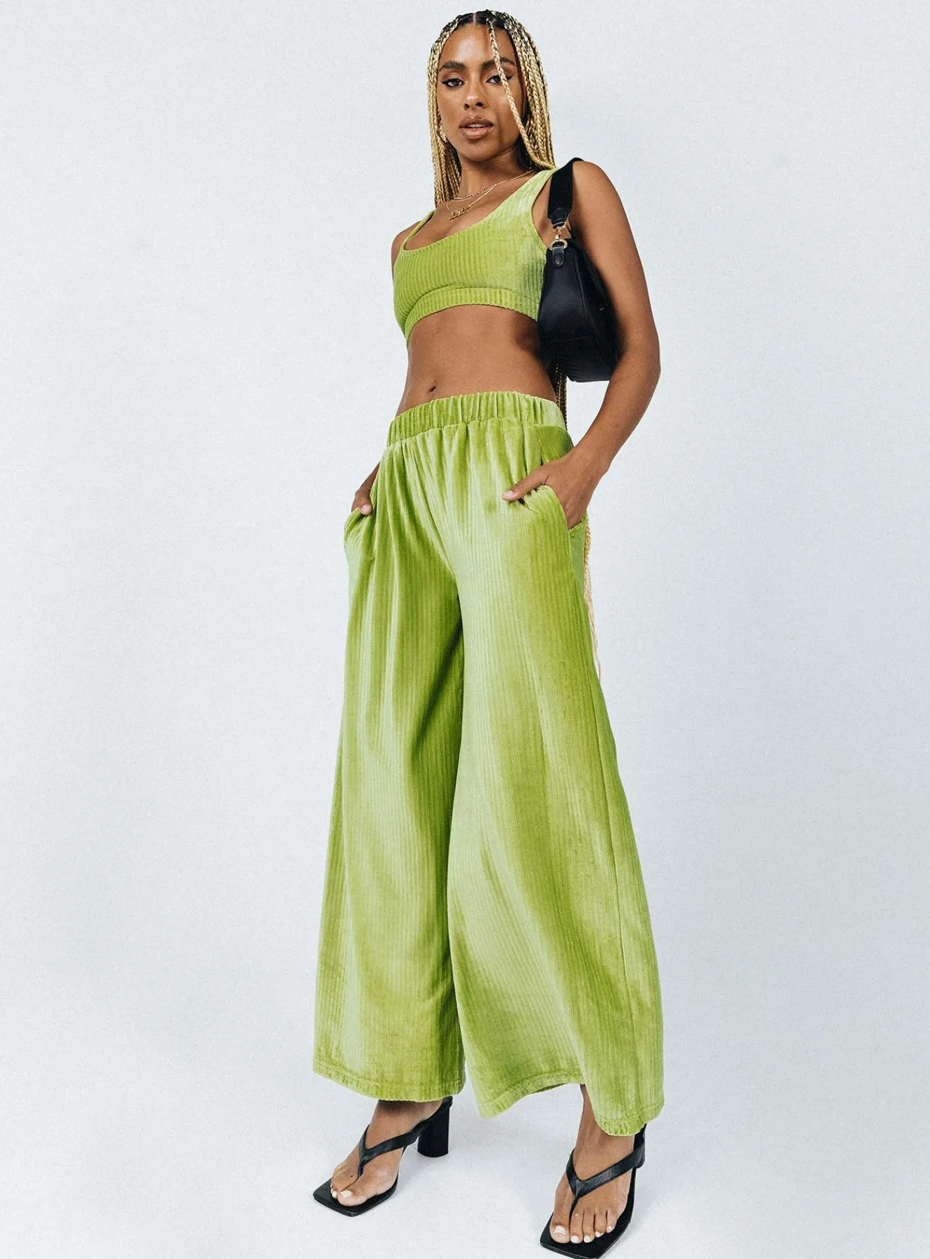Princess Polly Karrie Set Green Flash Sale