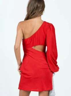 Princess Polly Karter Mini Dress Red Store