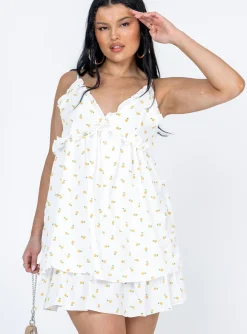 Princess Polly Kassidy Mini Dress White Clearance