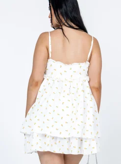 Princess Polly Kassidy Mini Dress White Clearance