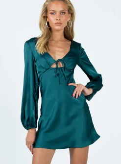 Princess Polly Kayce Long Sleeve Mini Dress  Navy Fashion
