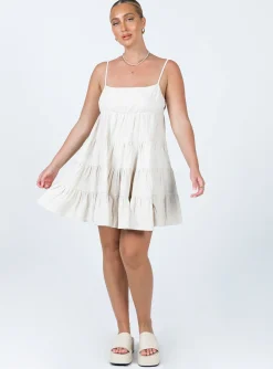 Princess Polly Kayda Mini Dress Beige Hot