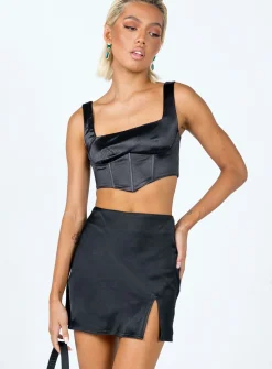 Princess Polly Keelia Mini Skirt Black Outlet
