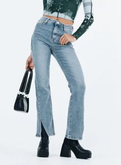 Princess Polly Keels Flarejeans   Denim Best