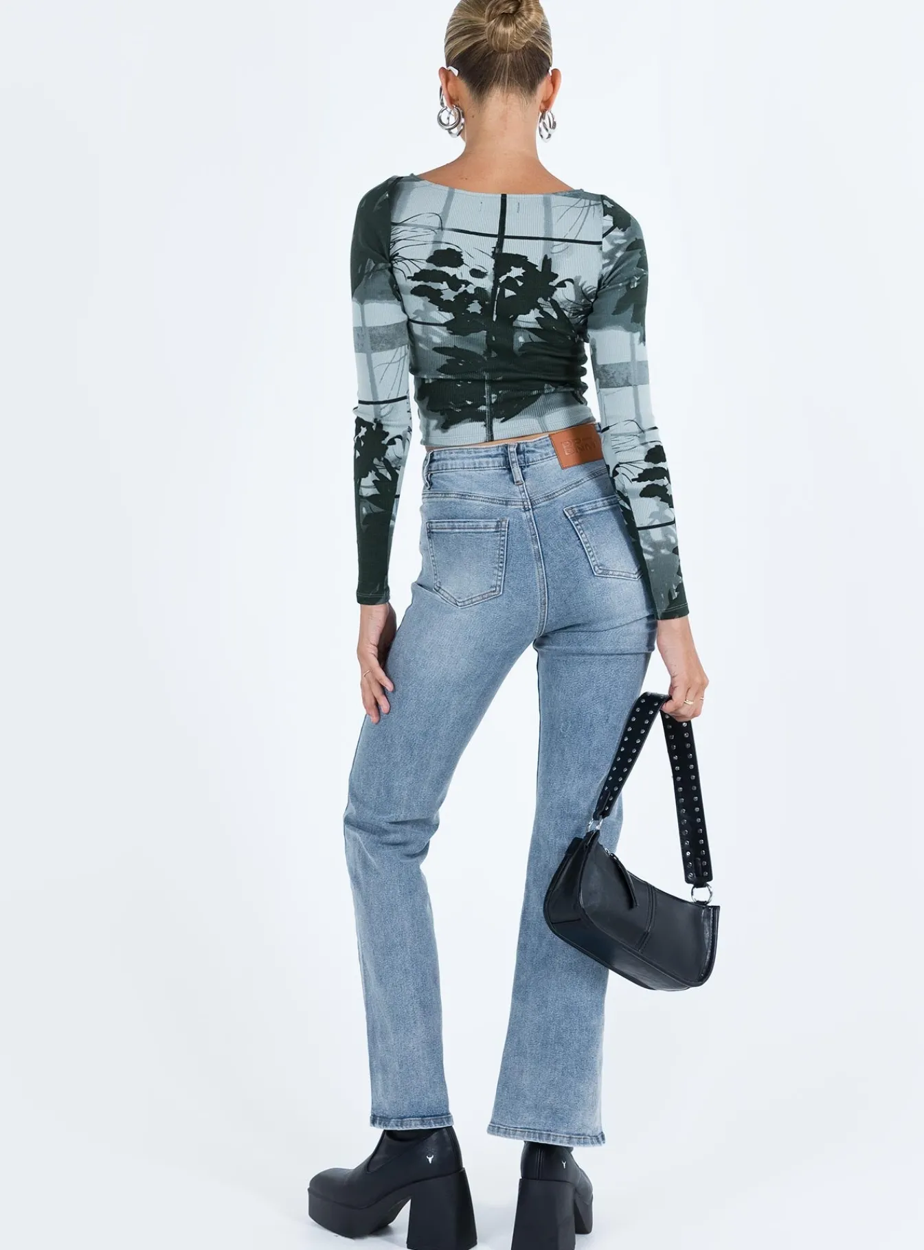 Princess Polly Keels Flarejeans Denim Best