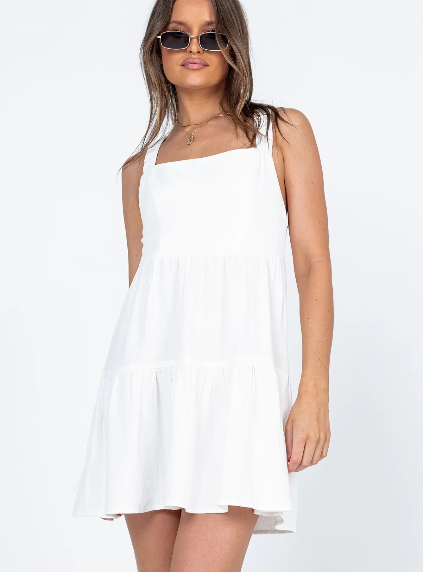 Princess Polly Keesha Mini Dress White Cheap