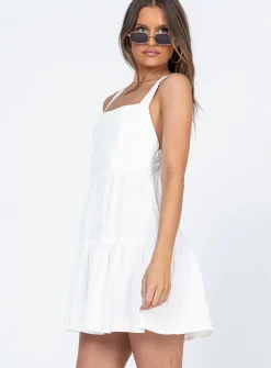 Princess Polly Keesha Mini Dress White Cheap