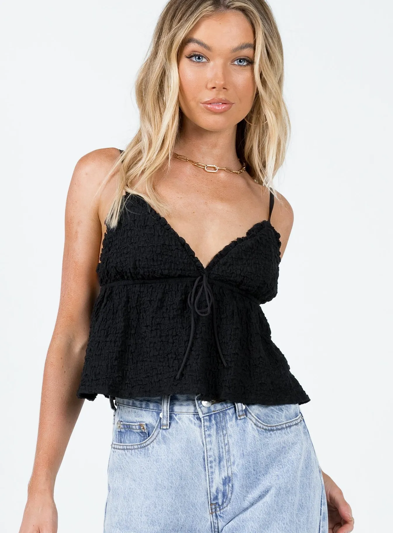 Princess Polly Kellan Top Black Online