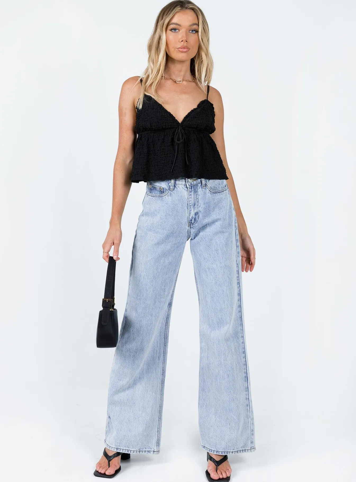 Princess Polly Kellan Top Black Online