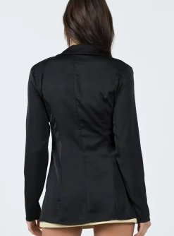 Princess Polly Kemble Shirt  Black Discount