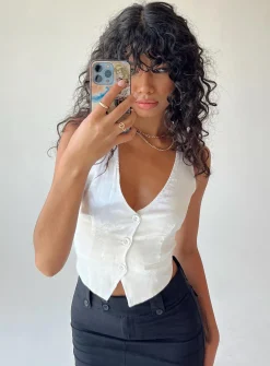 Princess Polly Kenan Top  White Best Sale