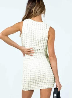 Princess Polly Kendrick Mini Dress Cream Store