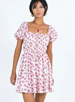 Princess Polly Kenny Mini Dress Pink Floral Best
