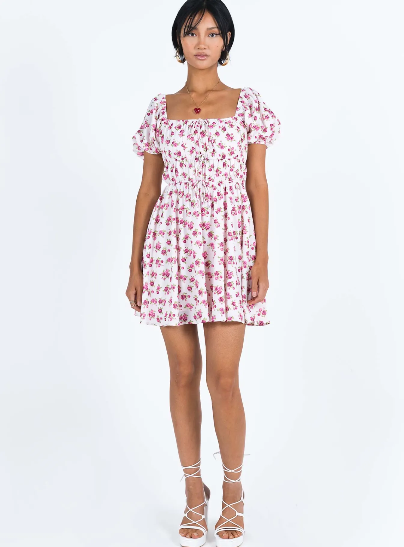 Princess Polly Kenny Mini Dress Pink Floral Best