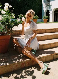 Princess Polly Kenny Mini Dress  White Sale