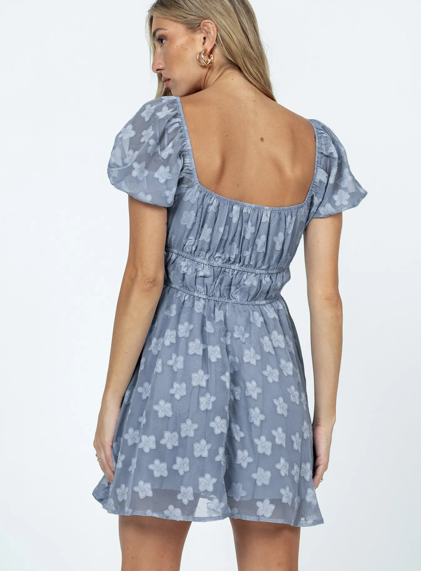 Princess Polly Kenny Mini Dress Blue Cheap