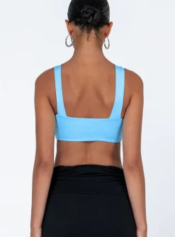 Princess Polly Keoni Top Blue New