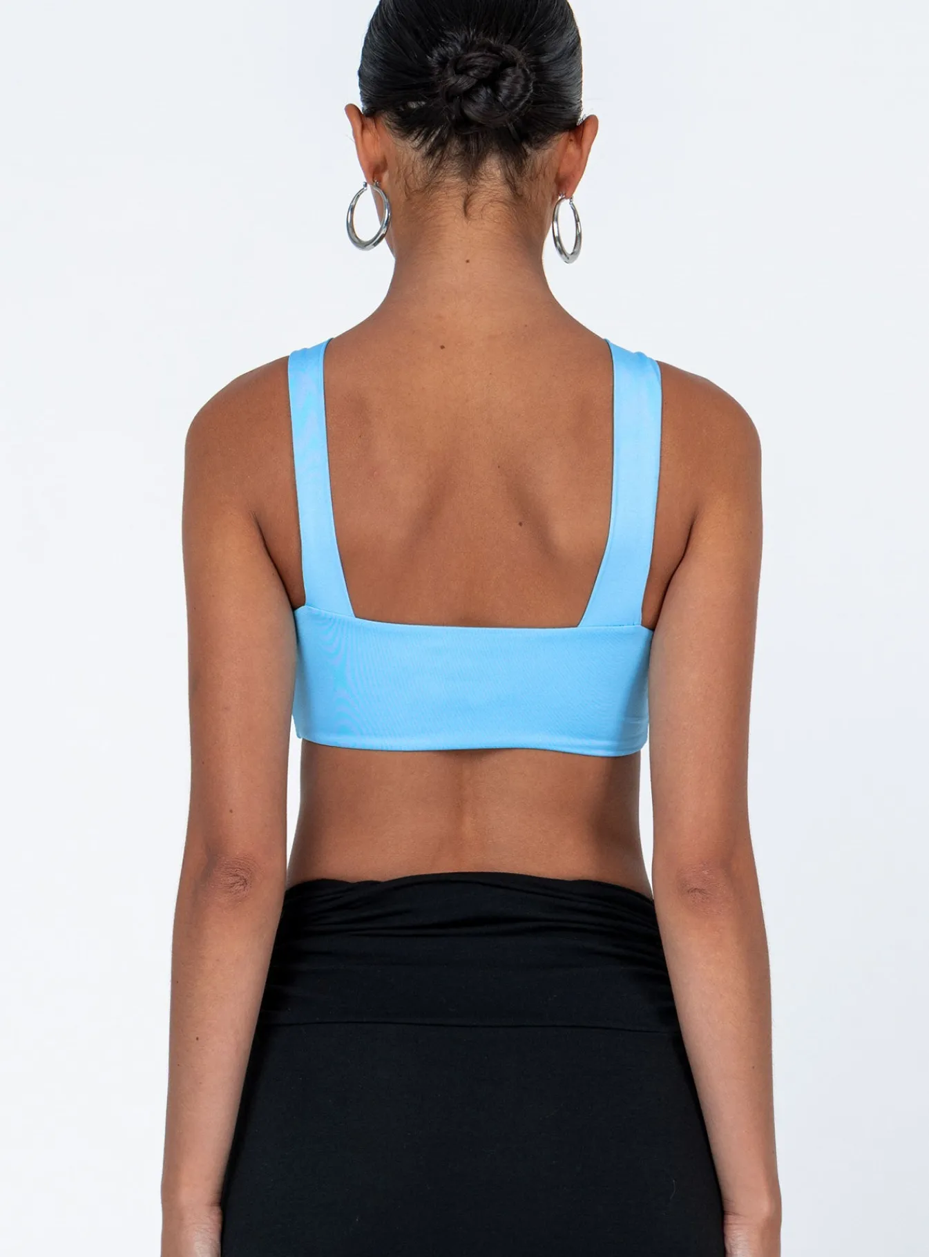 Princess Polly Keoni Top Blue New