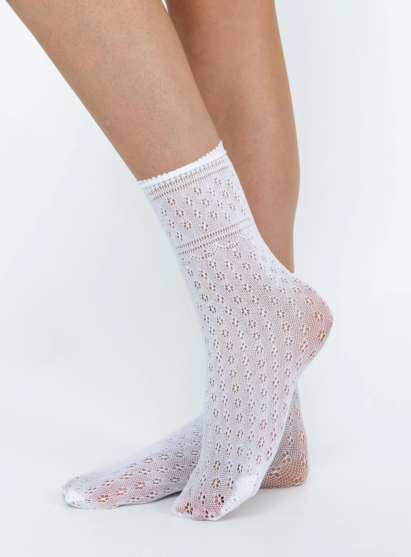 Princess Polly Kershaw Lace Socks White Flash Sale