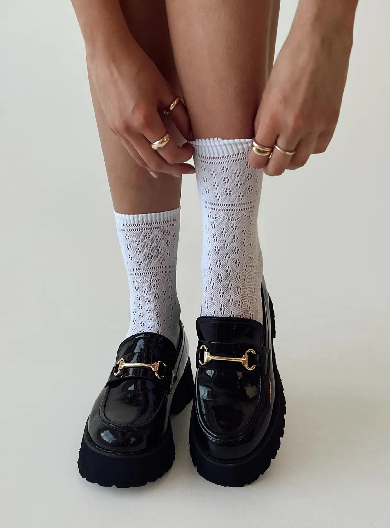 Princess Polly Kershaw Lace Socks White Flash Sale