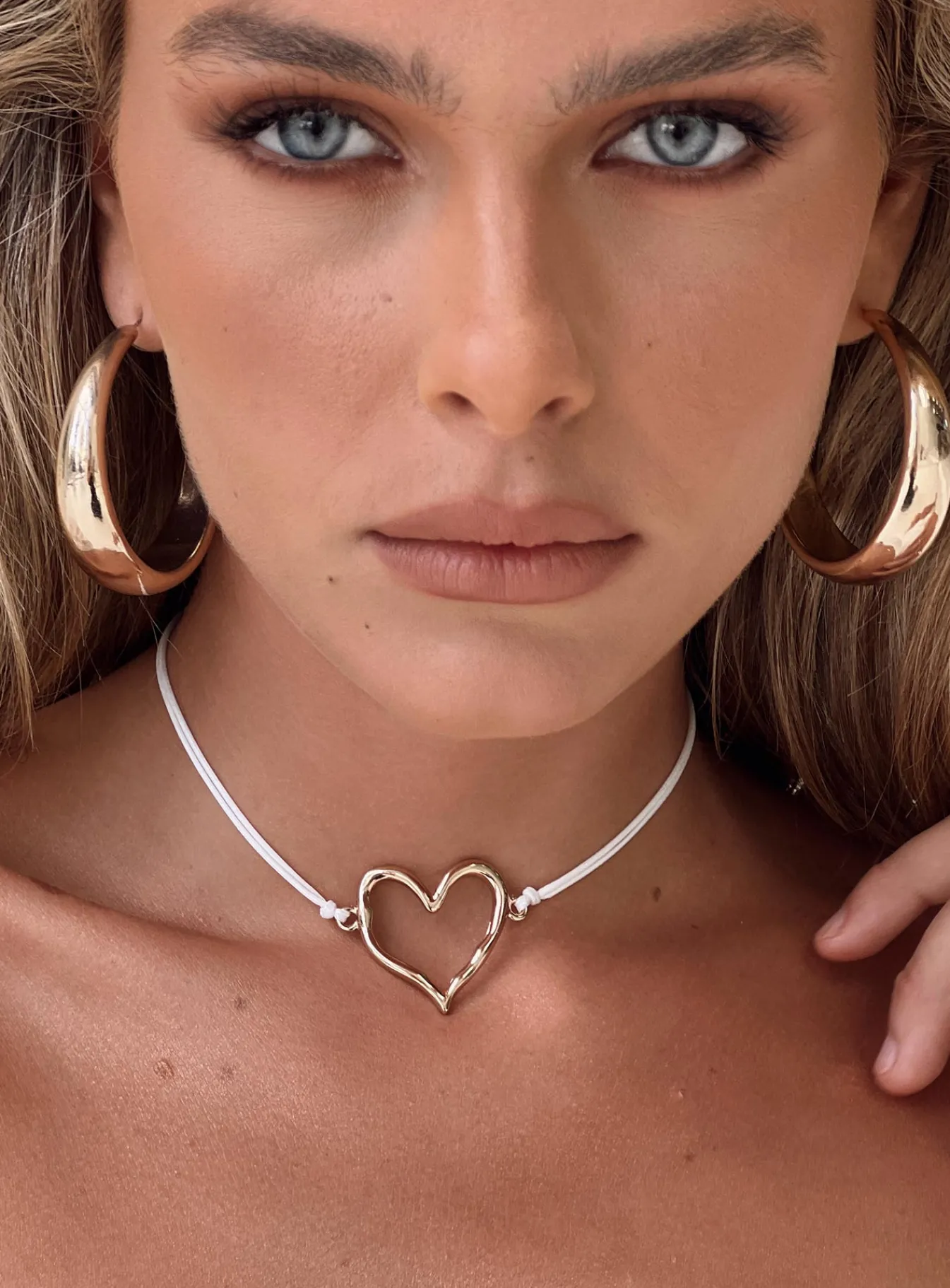 Princess Polly Keyra Necklace Gold / White Best Sale