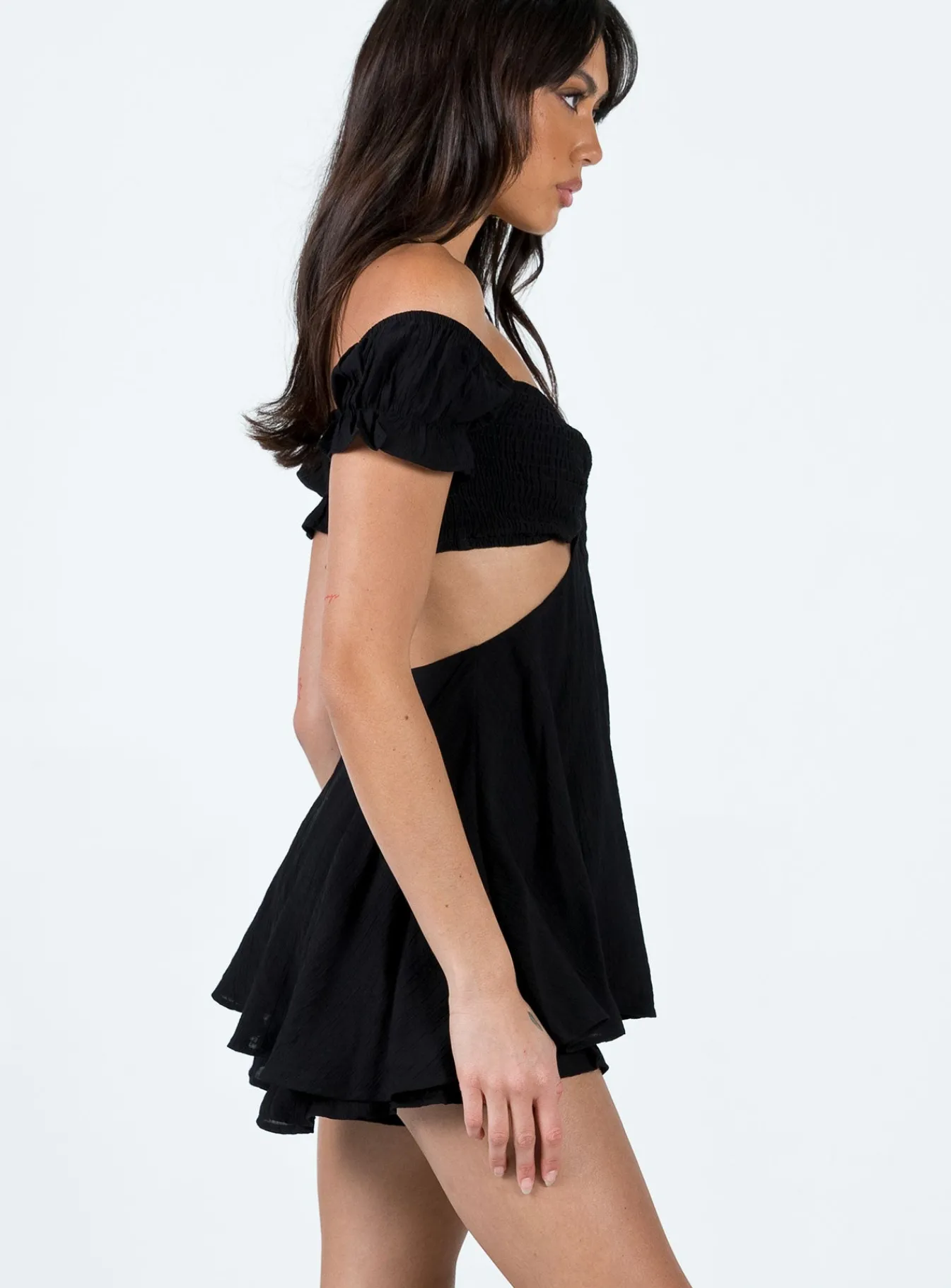 Princess Polly Kezian Romper Black Best Sale