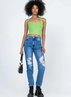 Princess Polly Khaled Skinny Mid Washjeans   Denim Store