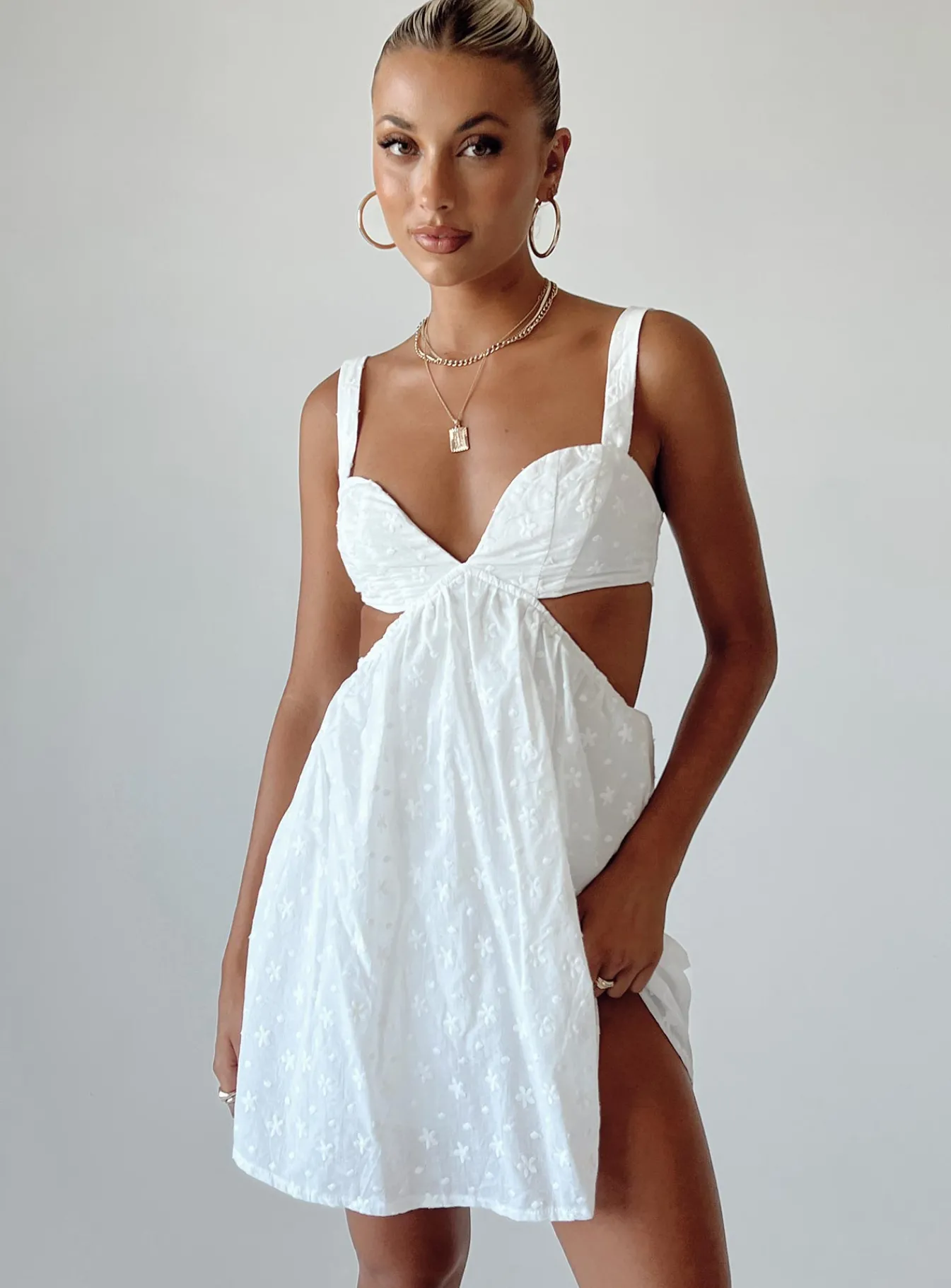 Princess Polly Khalia Mini Dress White Sale