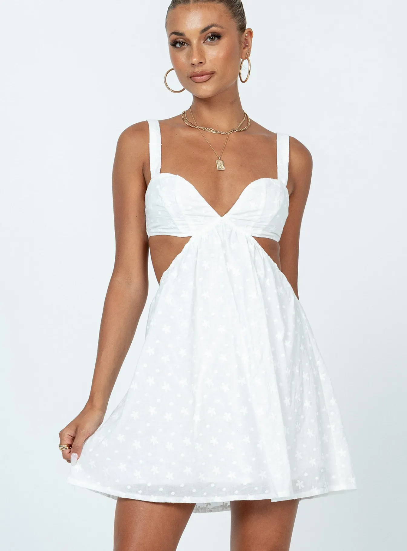 Princess Polly Khalia Mini Dress White Sale