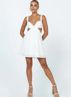 Princess Polly Khalia Mini Dress White Sale