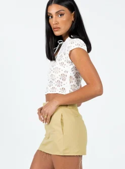 Princess Polly Kiaana Mini Skirt Beige Fashion