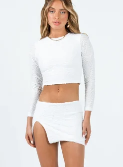 Princess Polly Kian Long Sleeve Set  White Online