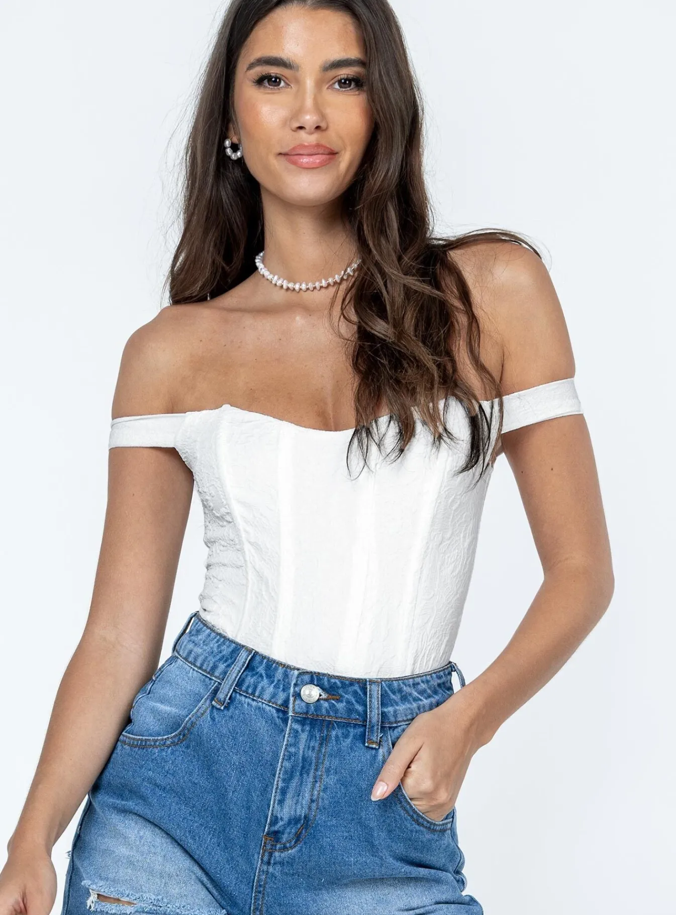 Princess Polly Kiandra Bodysuit White Best Sale