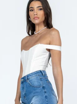 Princess Polly Kiandra Bodysuit White Best Sale