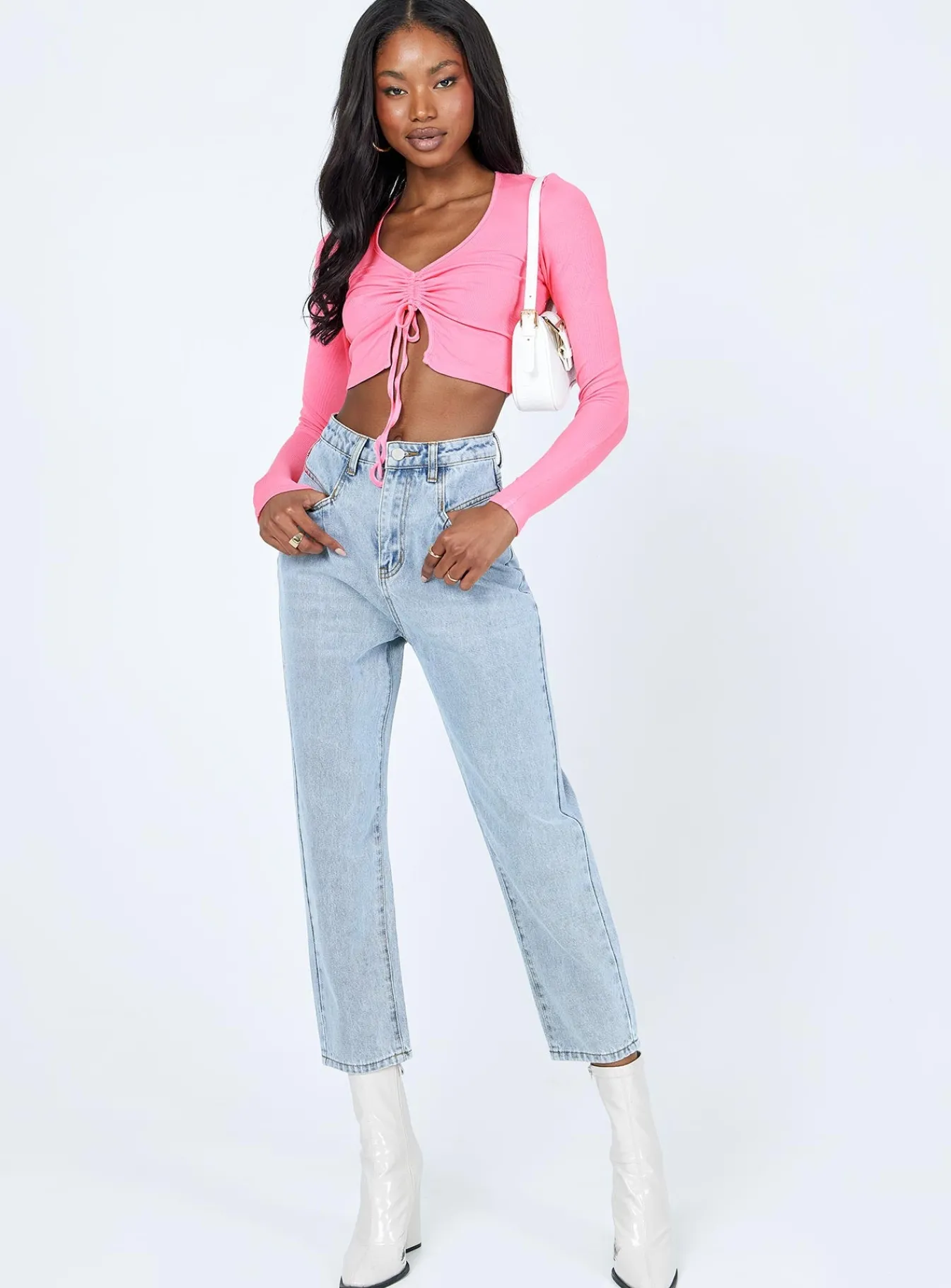 Princess Polly Kibrya Momjeans Denim Flash Sale